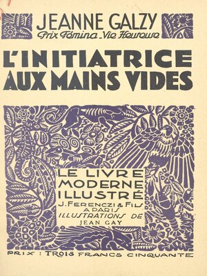 cover image of L'initiatrice aux mains vides